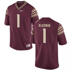 #1 James Blackman Florida State Men's Football Embroidery Jerseys Garnet