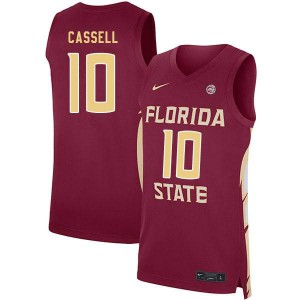 #10 Sam Cassell FSU Men's Basketball College Jersey Garnet