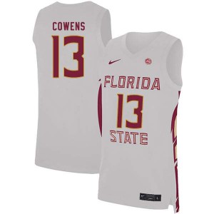 #13 Dave Cowens Florida State Men's Basketball Embroidery Jerseys White