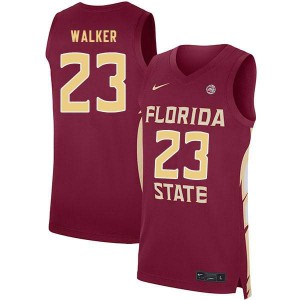 #23 M.J. Walker Florida State Seminoles Men's Basketball NCAA Jerseys Garnet