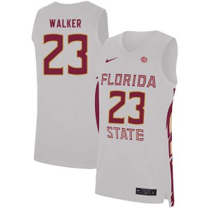 #23 M.J. Walker FSU Seminoles Men's Basketball Player Jersey White