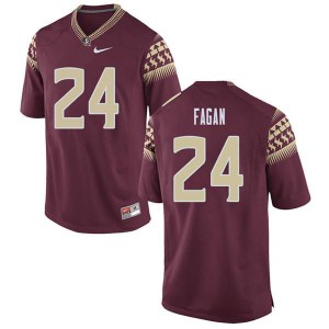 #24 Cyrus Fagan Florida State Seminoles Men's Football University Jerseys Garnet