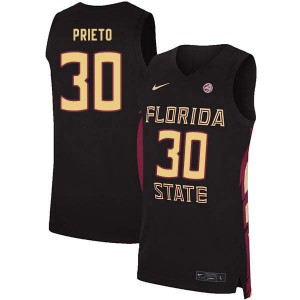 #30 Harrison Prieto Florida State Men's Basketball College Jerseys Black