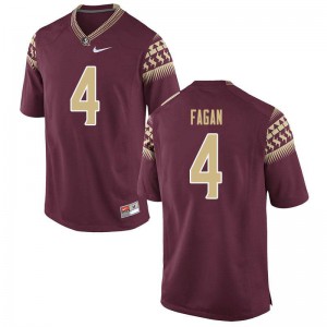 #4 Cyrus Fagan FSU Seminoles Men's Football Stitch Jerseys Garnet
