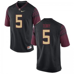 #5 Tamorrion Terry Seminoles Men's Football Alumni Jerseys Black