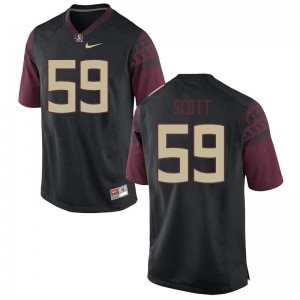 #59 Brady Scott FSU Seminoles Men's Football Official Jerseys Black