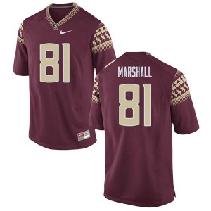 #81 Alex Marshall FSU Men's Football Stitched Jerseys Garnet