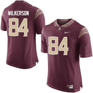 #84 Jalen Wilkerson Florida State Men's Football University Jersey Garnet