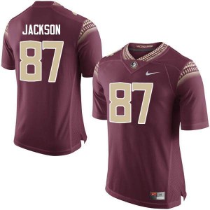 #87 Jared Jackson FSU Seminoles Men's Football High School Jersey Garnet