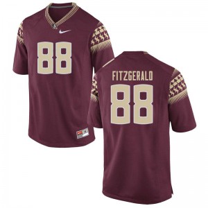 #88 Ryan Fitzgerald FSU Men's Football Stitched Jerseys Garnet