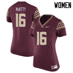 #16 Tre McKitty Seminoles Women's Football Alumni Jerseys Garnet
