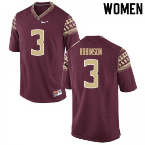 #3 Bryan Robinson Florida State Women's Football High School Jerseys Garnet