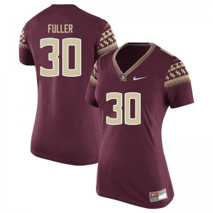 #30 Quashon Fuller FSU Seminoles Women's Football Player Jerseys Garnet