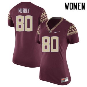 #80 Nyqwan Murray Florida State Seminoles Women's Football Official Jerseys Garnet