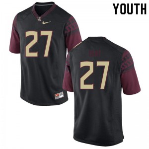 #27 Akeem Dent Florida State Seminoles Youth Football College Jerseys Black