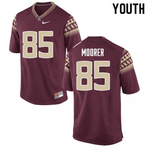 #85 Tyrell Moorer FSU Seminoles Youth Football Stitched Jerseys Garnet
