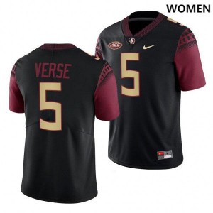 #5 Jared Verse Florida State Women's NCAA Football Jerseys Black